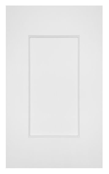 A blank white rectangular sheet with a thin border on a white background.